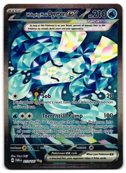 Wellspring Mask Ogerpon ex 213/167 - Twilight Masquerade Pokemon TCG - M/LP Card - Image 1