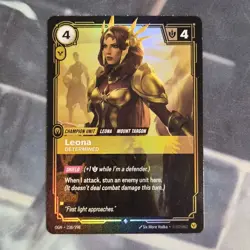 Riftbound Leona Card Origins OGN 238/298 League Of Legends English - Image 1