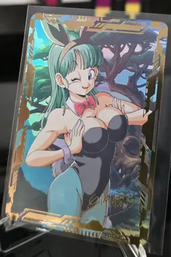 Dragon Ball (Bulma (Bunny)) - Battle torn GOLD series- ACG Waifu Sexy Anime Card - Image 1