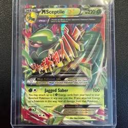 2015 Pokemon TCG - M Sceptile EX #8/98 - XY Ancient Origins RARE Card NM/Mint - Image 1