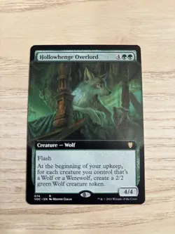 EXTENDED ART Hollowhenge Overlord VOC 074 NM MTG English Magic Card - Image 1