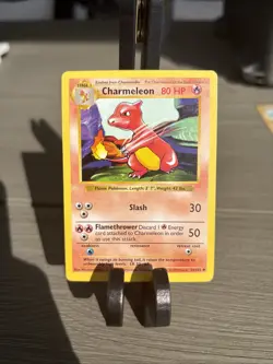 Charmeleon 24/102 Shadowless Base Set Pokemon Card 1999 WotC Vintage LP - Image 1