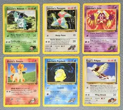 Pokemon Gym Challenge Regular Vintage Card Lot x6 MP/HP - Image 1