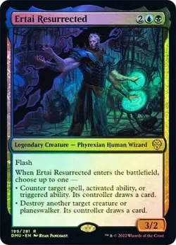 mtg magic Ertai Resurrected FOIL ENGLISH Ertai revenu a la vie dominaria - Image 1