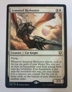 Armored Skyhunter - Commander Legends Rare MTG 011 LP Magic the Gathering - Image 1