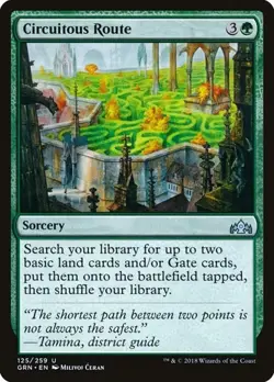 Circuitous Route - Foil GRN NM MTG - Image 1