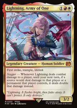 Lightning, Army of One - Foil FIN NM MTG - Image 1