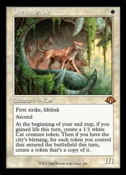 Ocelot Pride - Foil Retro Frame MH3 NM MTG - Image 1