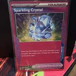 SPARKLING CRYSTAL 129/131 PRISMATIC EVOLUTIONS POKEMON (ACE SPEC, NM) - Image 1