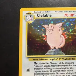 Pokemon Vintage Holo Clefable 01/64 Jungle WotC 1999 - Image 2