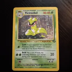 Pokemon TCG Victreebel Holo Rare Unlimited Jungle Card 14/64 Vintage LP - Image 1