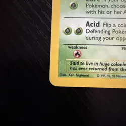Pokemon TCG Victreebel Holo Rare Unlimited Jungle Card 14/64 Vintage LP - Image 3
