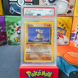 PSA 9 MINT 1999 Pokemon Game 1st Edition Jungle Cubone 50 - Image 1