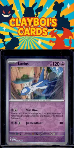 Latios 077/191 Reverse Holo SV08: Surging Sparks Pokemon TCG NM+ - Image 1