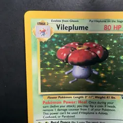 Pokemon Vintage Holo Vileplume 15/64 Jungle WotC 1999 - Image 2