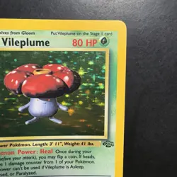 Pokemon Vintage Holo Vileplume 15/64 Jungle WotC 1999 - Image 3