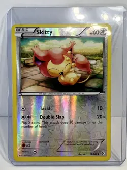 Skitty 113/149 Boundaries Crossed Pokemon Common Reverse Holo Near Mint - Image 1