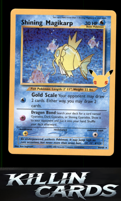 Shining Magikarp 66/64 Pokemon Classic Collection Celebrations: Classic Collecti - Image 1