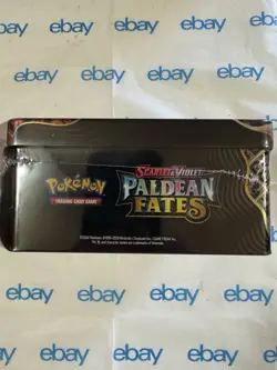 Pokemon TCG: Paldean Fates Shiny Charizard EX Tin Factory Sealed Free Shipping - Image 2