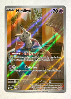 Pokemon Paldean Fates - MIMIKYU - BLACK STAR PROMO HOLO - SVP 075 - Image 1