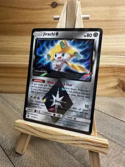 Pokemon SM - Celestial Storm Prism Rare Jirachi Prism Star #97/168 NM - Image 1