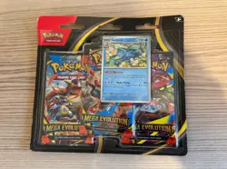 Pokemon Mega Evolution 3 Pack Blister Golduck TCG | Brand new and Sealed - Image 1