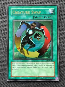 Yugioh Creature Swap Unlimited Edition Ultra Rare LOD-081 LP - Image 1