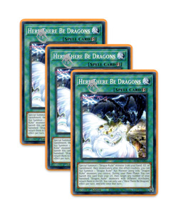Yugioh! Here There Be Dragons ALIN-EN061 (C) 1st Ed 3x "Dragon Ruler Support" - Image 1