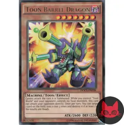 Yugioh Toon Barrel Dragon DOCS-EN038 Rare NM - Image 1
