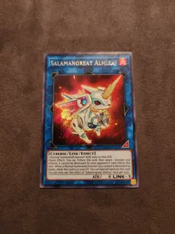 YuGiOh! Salamangreat Almiraj BLHR-EN054 Secret Rare 1st Ed NM - Image 1