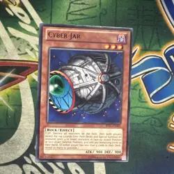 Yugioh! Cyber Jar BP01-EN002 Black Rare Unlimited NM - Image 1