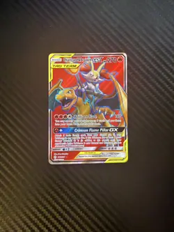 Charizard & Braixen GX 212/236 Cosmic Eclipse Full Art Ultra Rare Pokemon card - Image 1