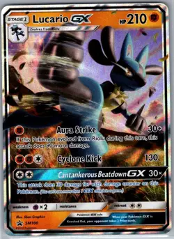 Lucario GX - SM100 SM Promos - Pokemon Card - NM - Image 1