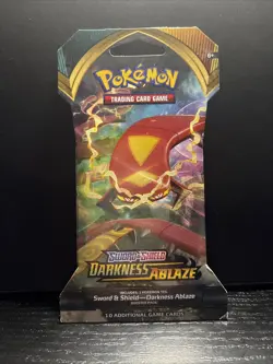 Pokemon Sword & Shield Darkness Ablaze Booster Blister Pack 10 Cards TCG SEALED - Image 1