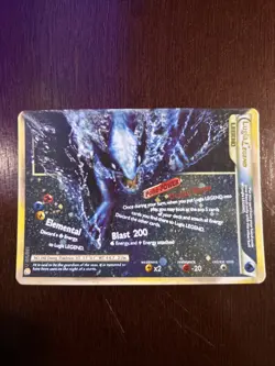 Pokemon Lugia Legend HeartGold SoulSilver Holo Card 114/123 Bottom - Image 2