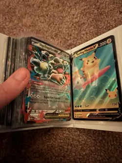 Pokemon mini binder Completely Filled With Ex, Mega Ex, V Star, And V Cards - Image 3