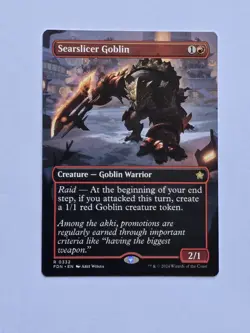 Searslicer Goblin - Showcase - Foundations - Near Mint - MTG - Image 1
