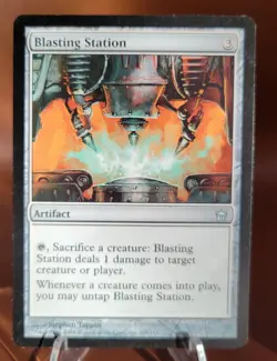 Blasting Station x1 MTG Fifth Dawn Magic Light Play LP English - Image 1