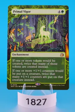 MTG Primal Vigor Wilds of Eldraine: Enchanting Tales Regular #59 - Image 1