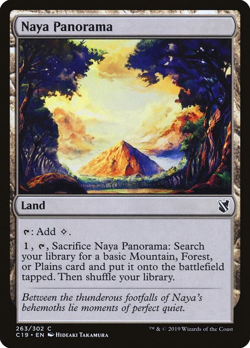 MTG magic 1x Naya Panorama (M/NM) Commander 2019 - Image 1