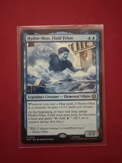 Hydro-Man, Fluid Felon - Magic The Gathering Marvel's Spider-Man #33 Rare MTG NM - Image 1