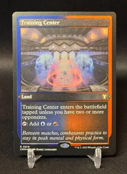 Training Center (Foil Etched) Commander Masters MTG #619 - NM - Image 1