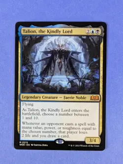 MTG Magic: Wilds of Eldraine: Talion, the Kindly Lord #0215 Mythic - NM - Image 1