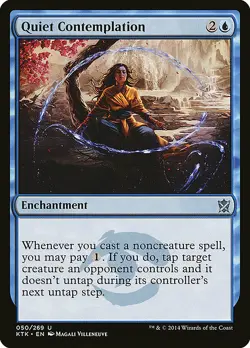 1x Quiet Contemplation - NM English MTG - Khans of Tarkir - Image 1