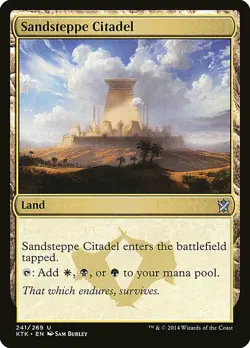 1x Sandsteppe Citadel - NM English MTG - Khans of Tarkir - Image 1