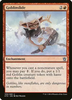 1x Goblinslide - NM English MTG - Khans of Tarkir - Image 1