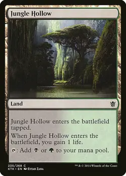 1x Jungle Hollow - NM English MTG - Khans of Tarkir - Image 1