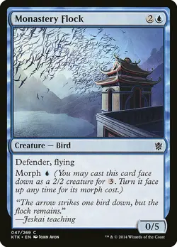 1x Monastery Flock - NM English MTG - Khans of Tarkir - Image 1