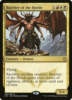 1x Butcher of The Horde - NM English MTG - Khans of Tarkir - Image 1