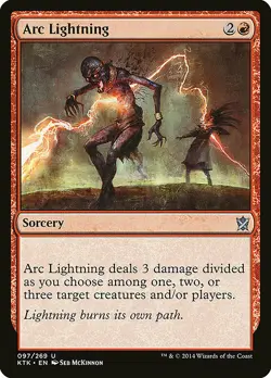 1x Arc Lightning - NM English MTG - Khans of Tarkir - Image 1